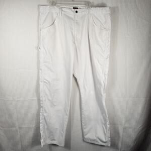 Wrangler Workwear White Utility Painter Pants Men’s 40x32 Cotton Blend Carpenter